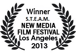 Winner STEAM award New Media Film Festival 2013